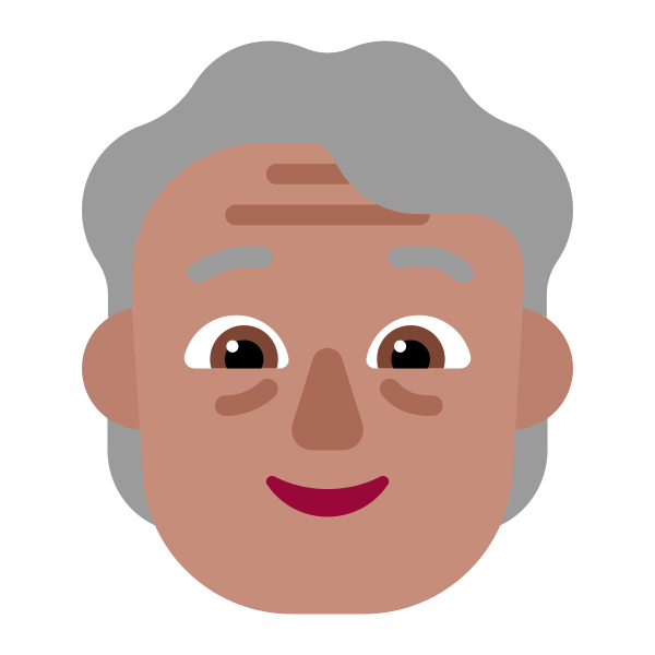 Older Person Flat Medium