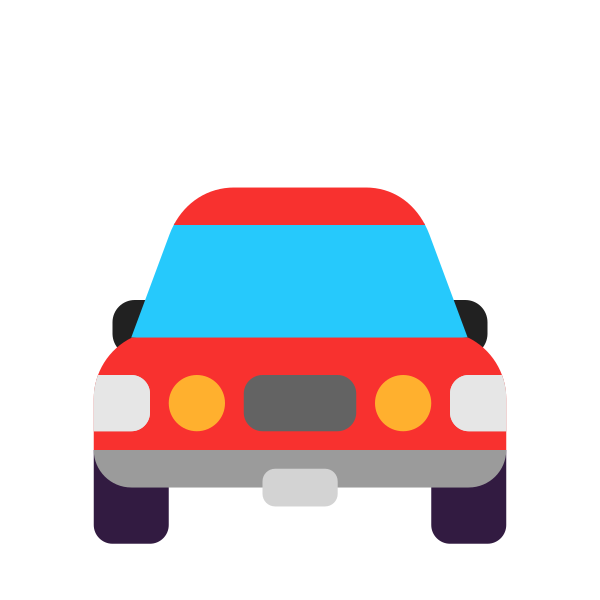 Oncoming Automobile Flat