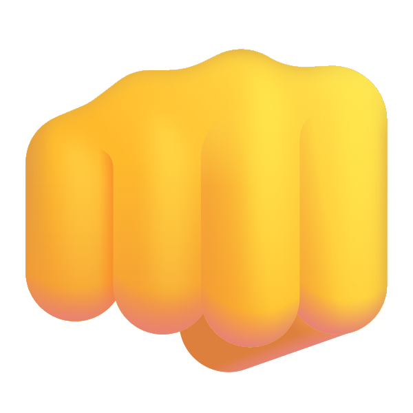Oncoming Fist Color Default Vector