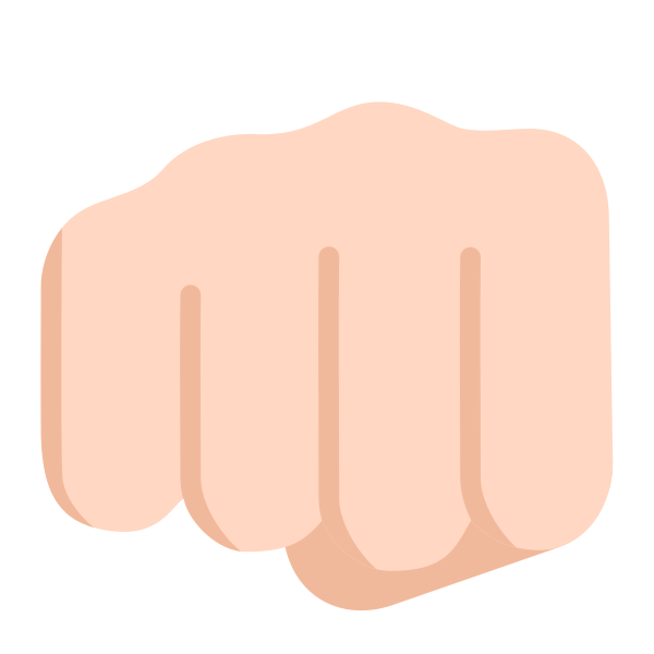 Oncoming Fist Flat Light