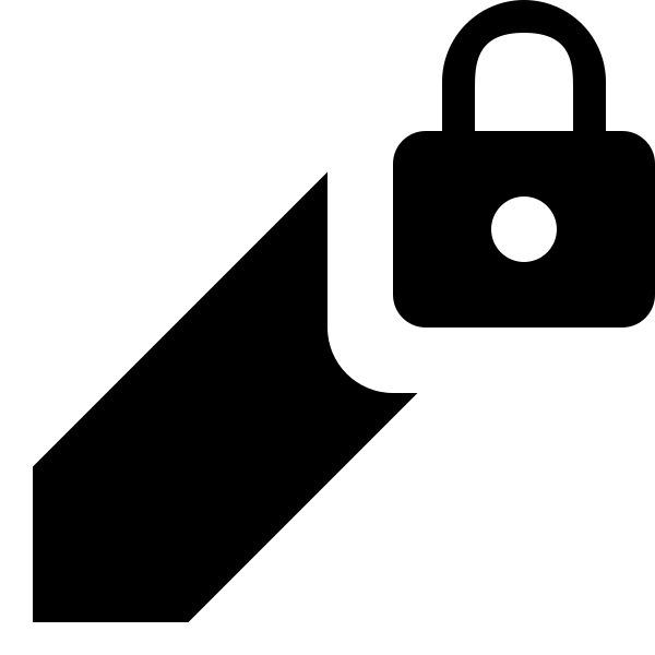 OOjs UI Icon EditLock Ltr