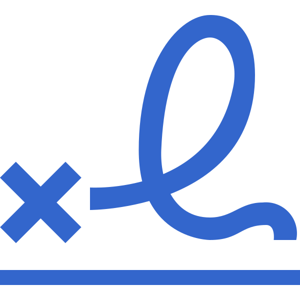 OOjs UI Icon Signature Ltr Progressive