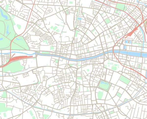 Open street map central dublin 2