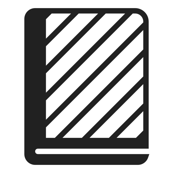 Orange Book High Contrast Vector