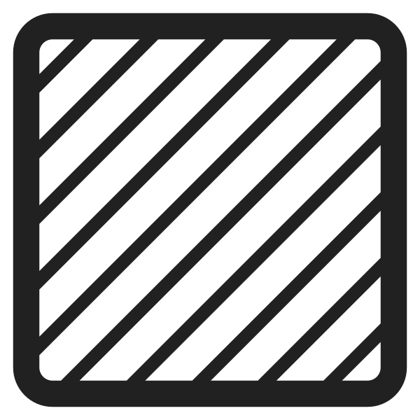 Orange Square High Contrast Vector