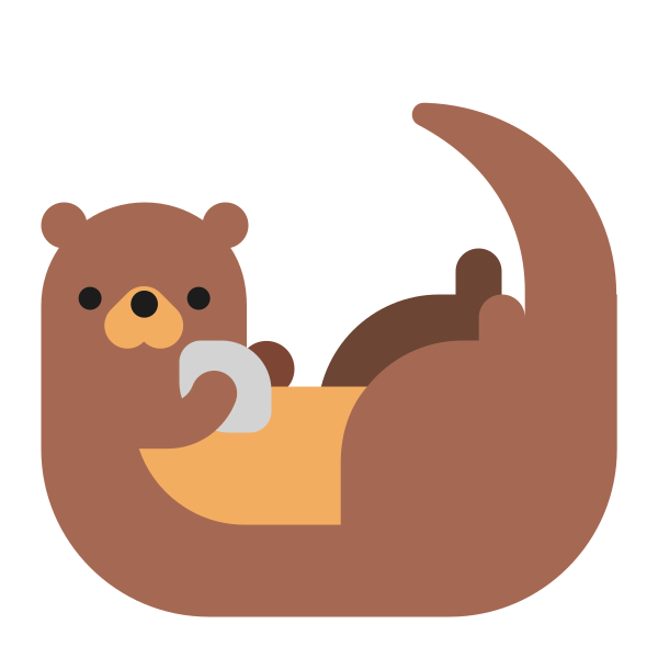Otter Flat Vector