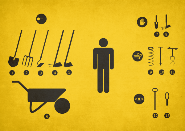 Outils Du Compost Vector