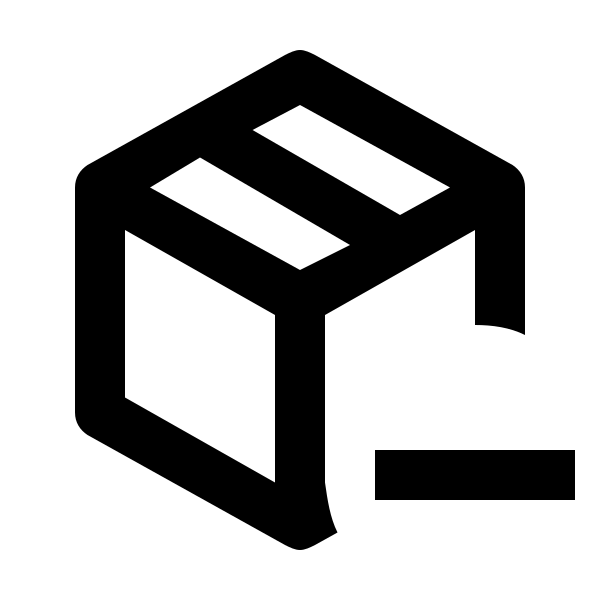 Package Variant Closed Minus