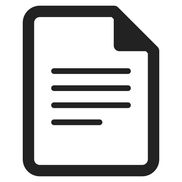 Page Facing Up High Contrast