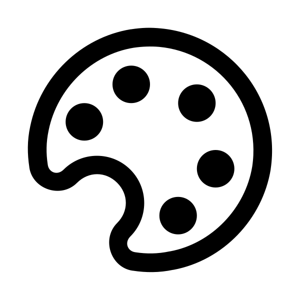 Palette Solid Vector