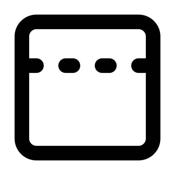 Panel Top Dashed