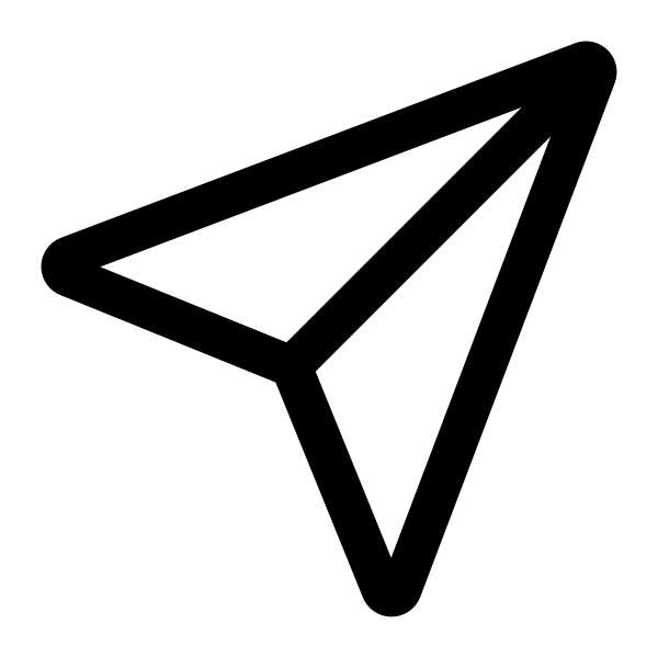 Paper Plane Outline