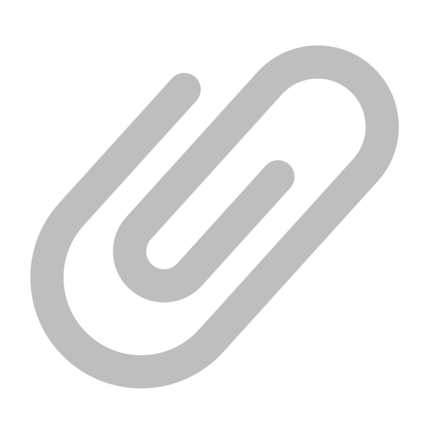 Paperclip Flat Vector