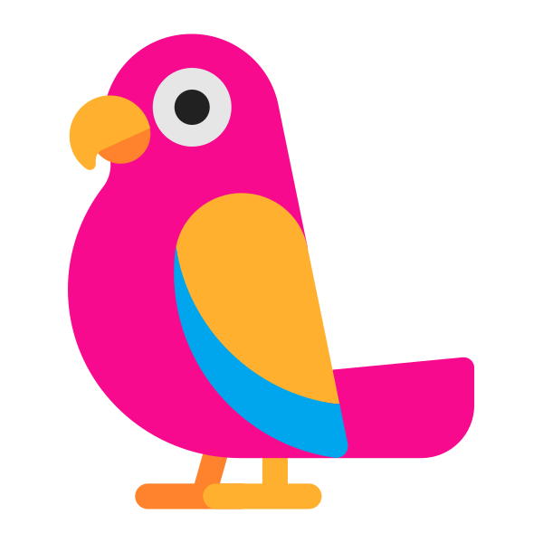 Parrot Flat Vector