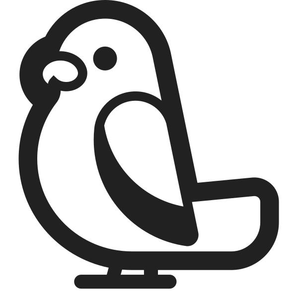 Parrot High Contrast Vector