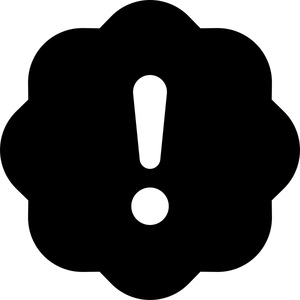 Patch Exclamation Fill
