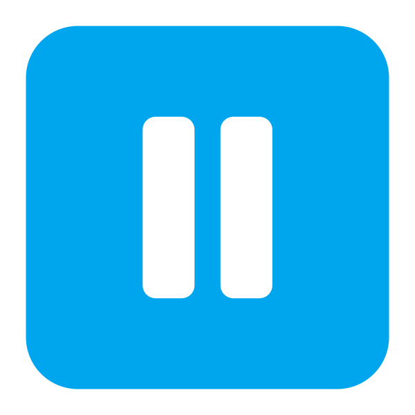 Pause Button Flat