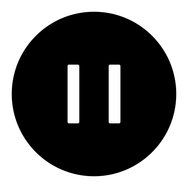Pause Circle Vector
