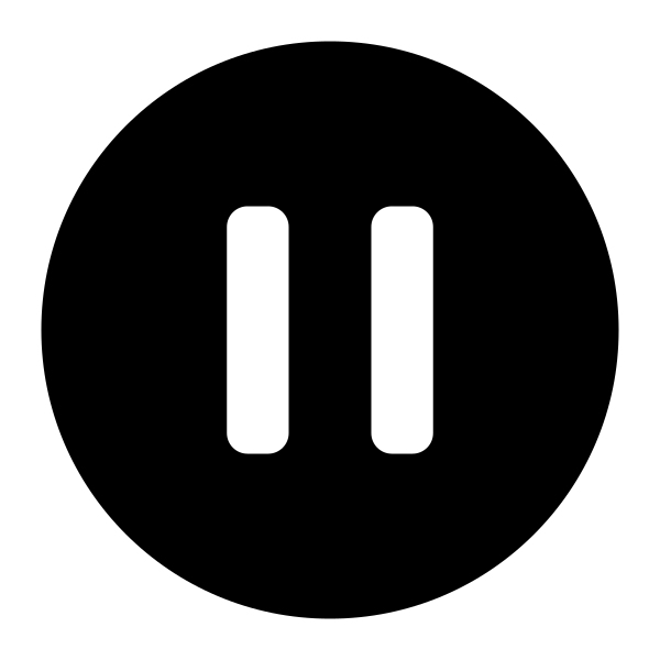 Pause Circle Vector