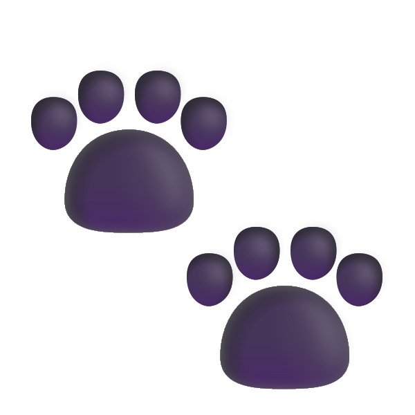 Paw Prints Color Vector