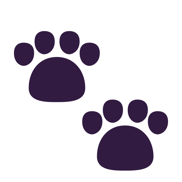 Paw Prints Flat