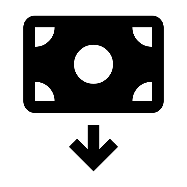 Payment Arrow Down Fill