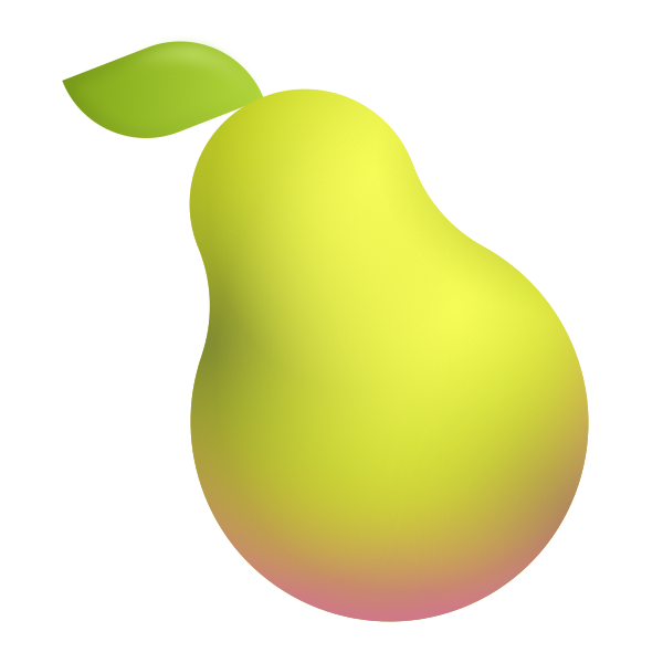 Pear Color Vector