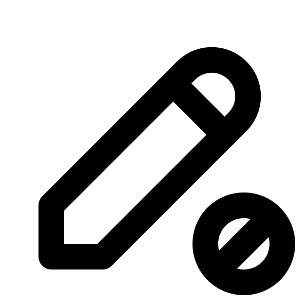 Pencil Cancel