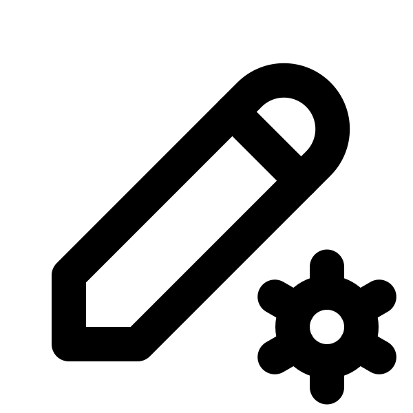 Pencil Cog