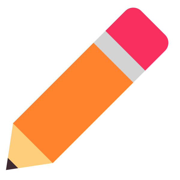 Pencil Flat Vector