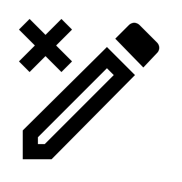 Pencil Remove Outline