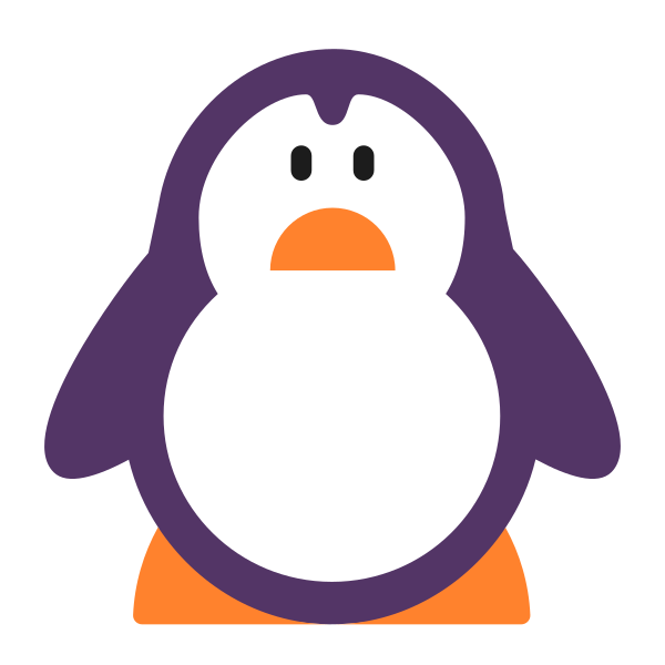 Penguin Flat Vector