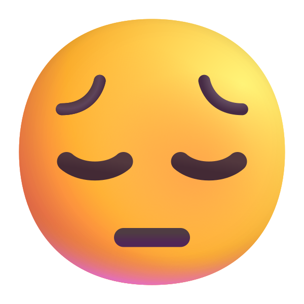 Pensive Face Color