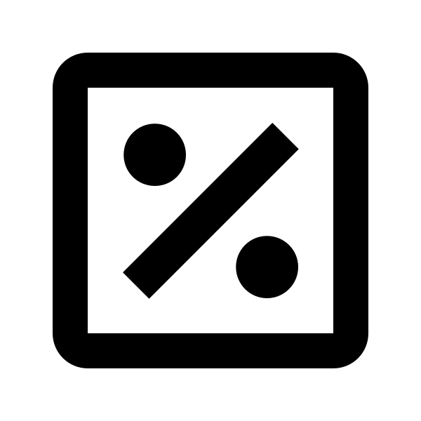 Percent Box Outline
