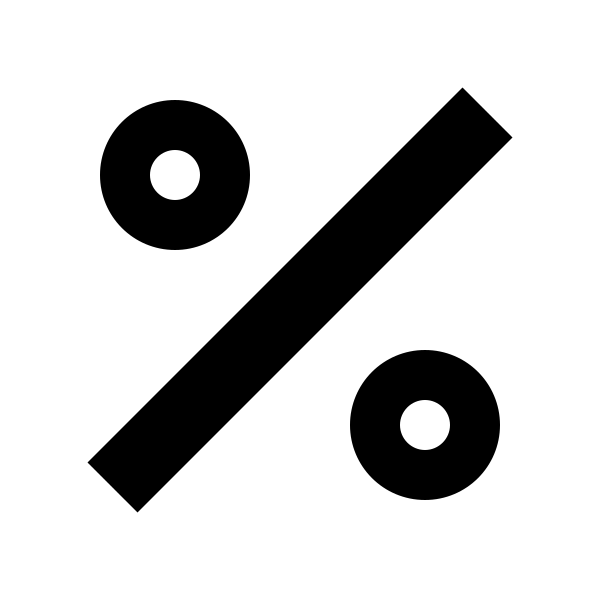 Percent Outline