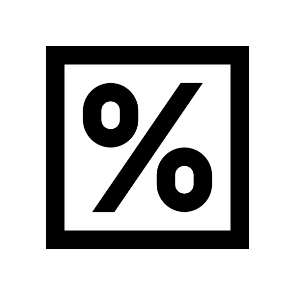 Percentage Solid Vector