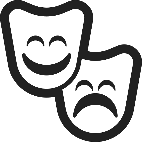 Performing Arts High Contrast Vector