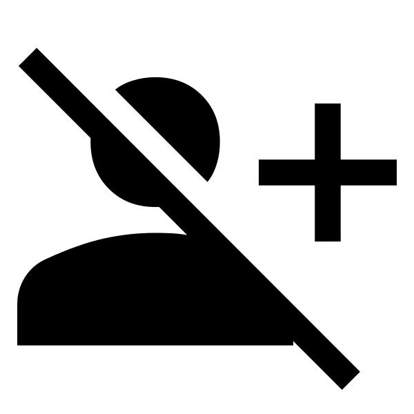 Person Add Disabled Fill