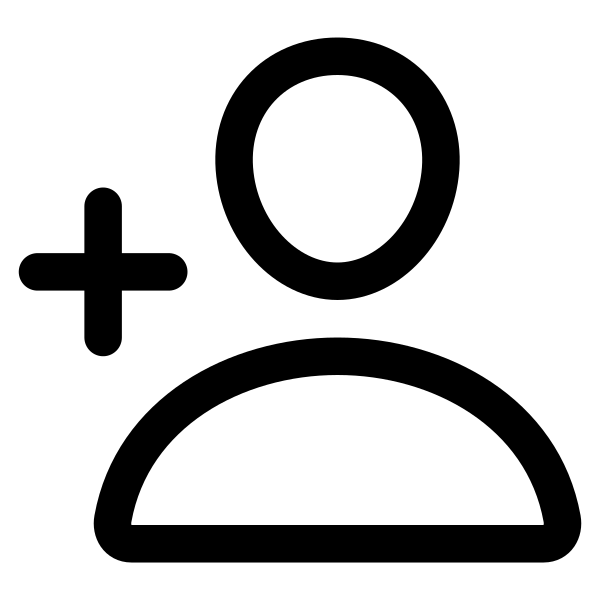 Person Add Outline