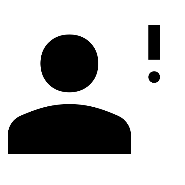 Person Alert Fill