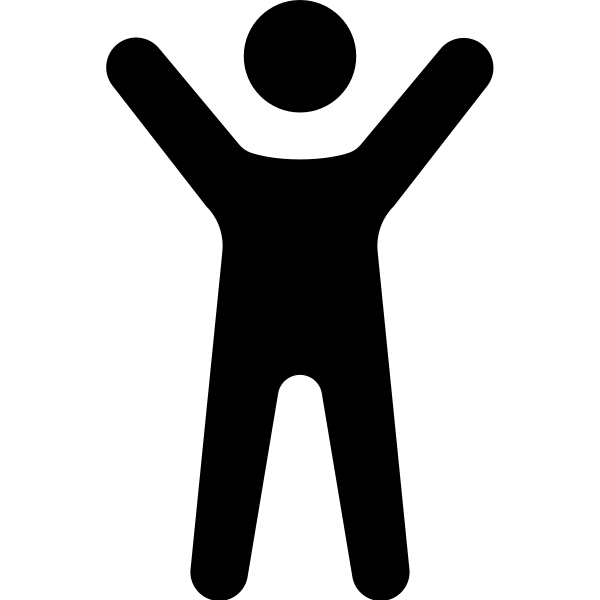 Person Arms Up