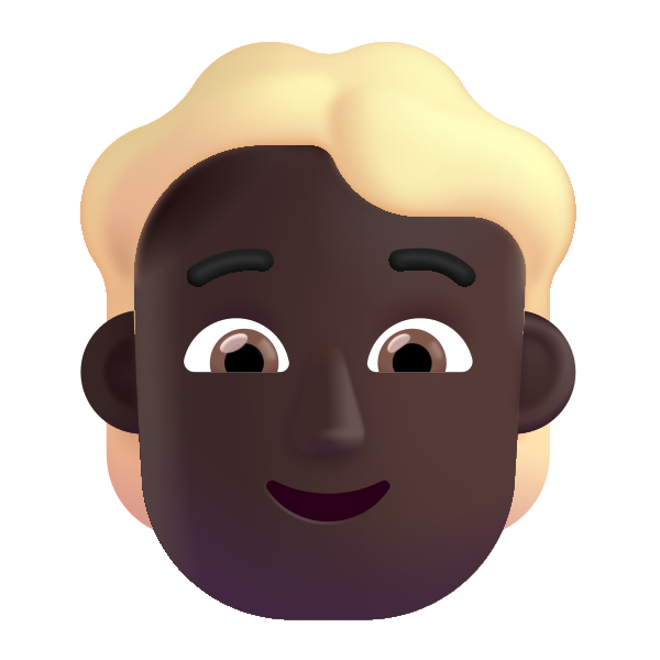 Person Blonde Hair Color Dark Vector