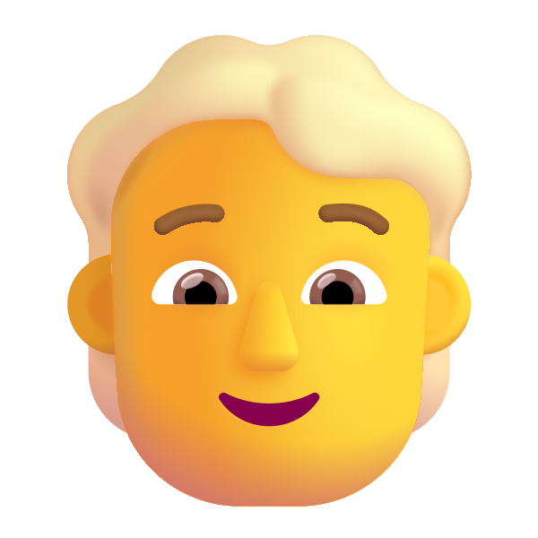 Person Blonde Hair Color Default Vector