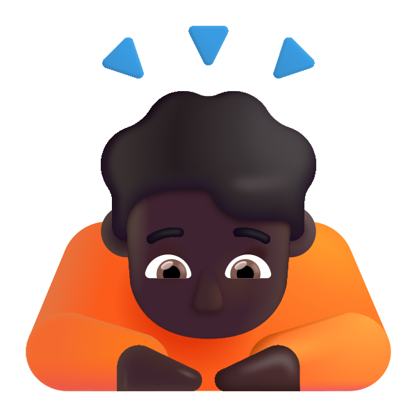 Person Bowing Color Dark