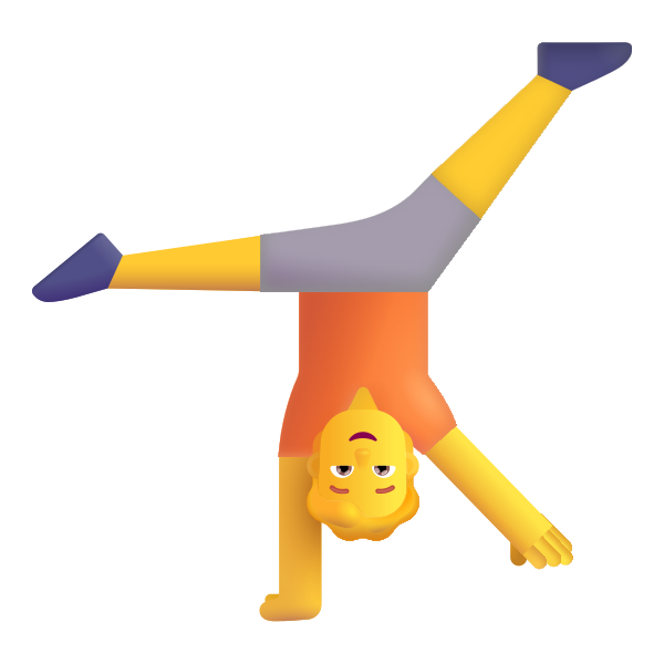 Person Cartwheeling Color Default