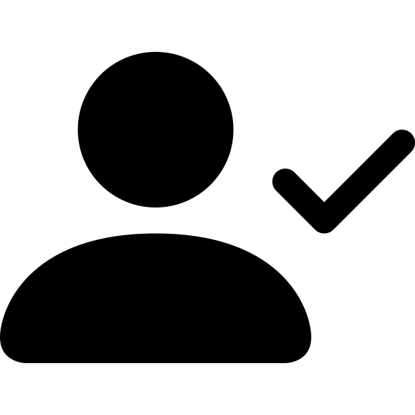 Person Check Fill