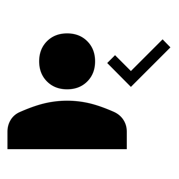 Person Check Fill