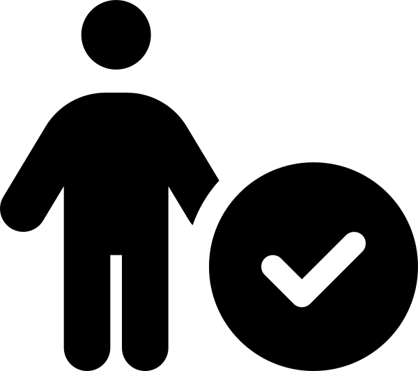 Person Circle Check