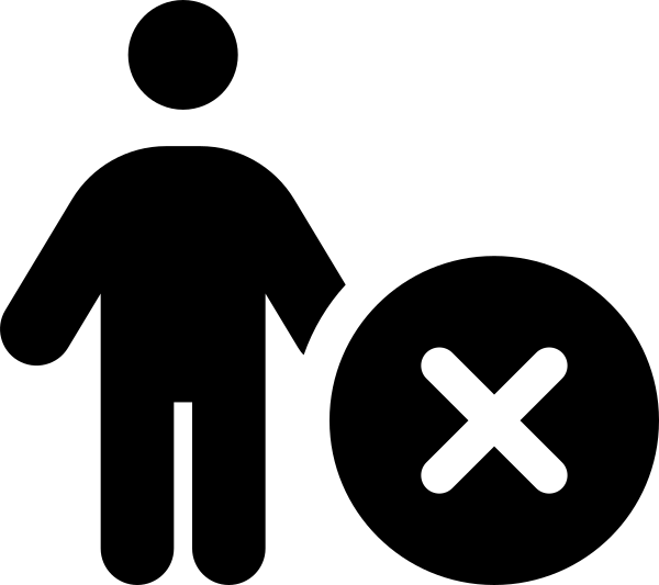 Person Circle Xmark