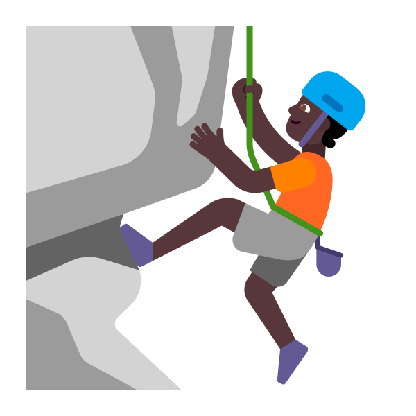 Person Climbing Flat Dark